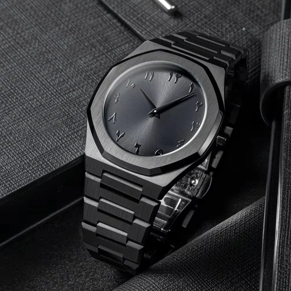 Arabic Dial Black Watch š¤