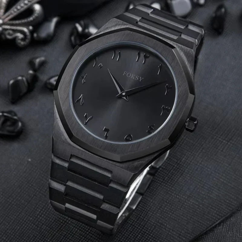 Arabic Dial Black Watch š¤
