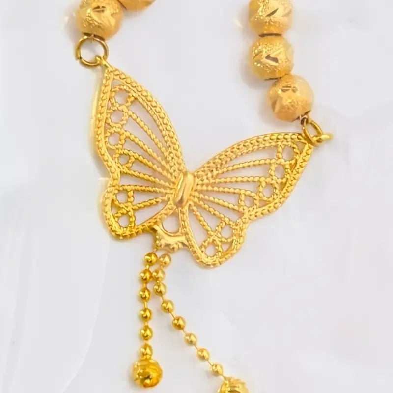 Delicate Wings Plated Necklace