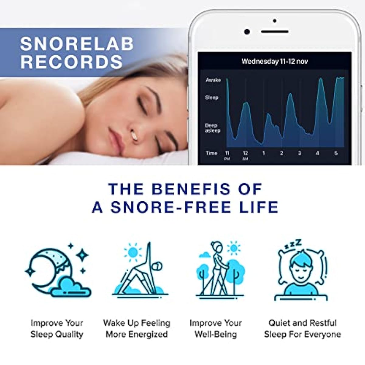 Anti-Snoring Magnetic Nose Clip – Instantly Improve Your Sleep