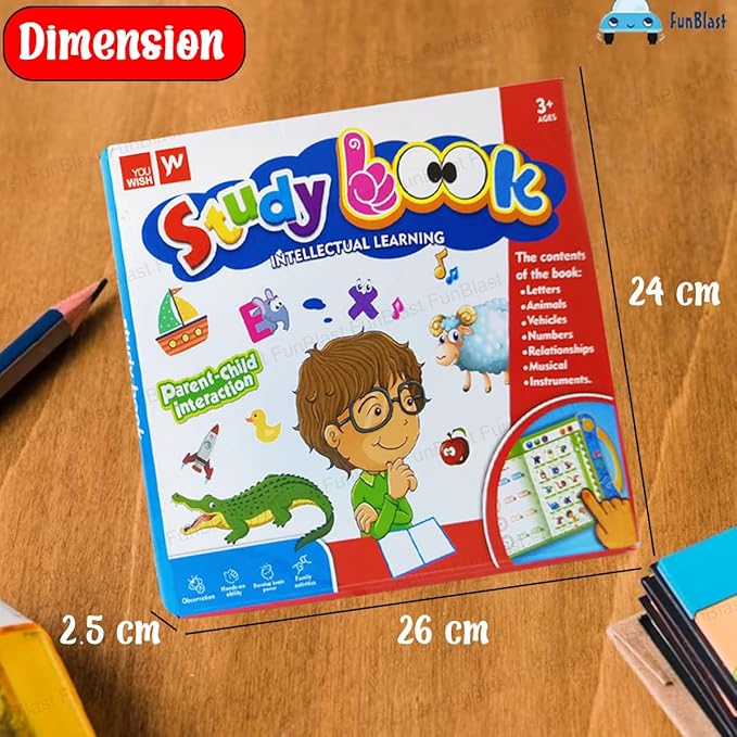 Intelligence Book with Music and Sound for Kids