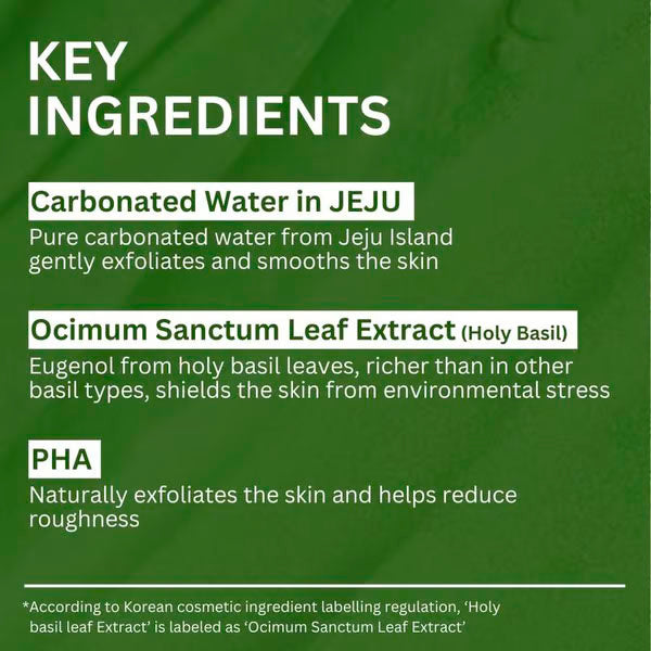 Holy Basil Bubble Deep Cleansing Mask