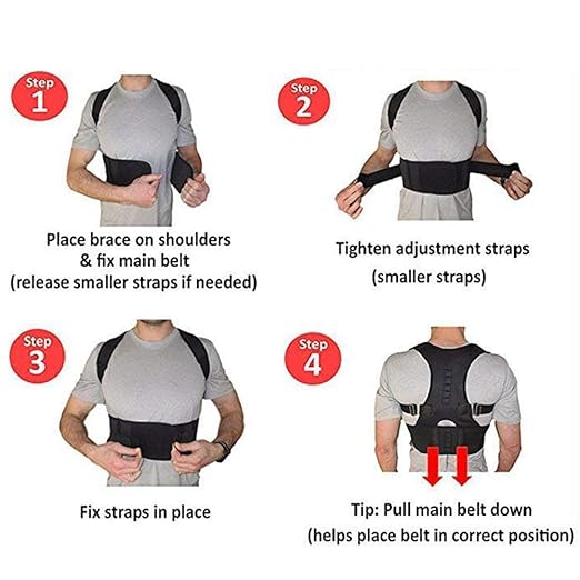 Posture Corrector and Shoulder Back Support Belt