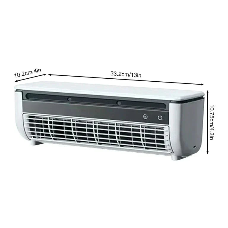 Portable Rechargeable Wall Mounted Air Conditioner Fan No Drilling